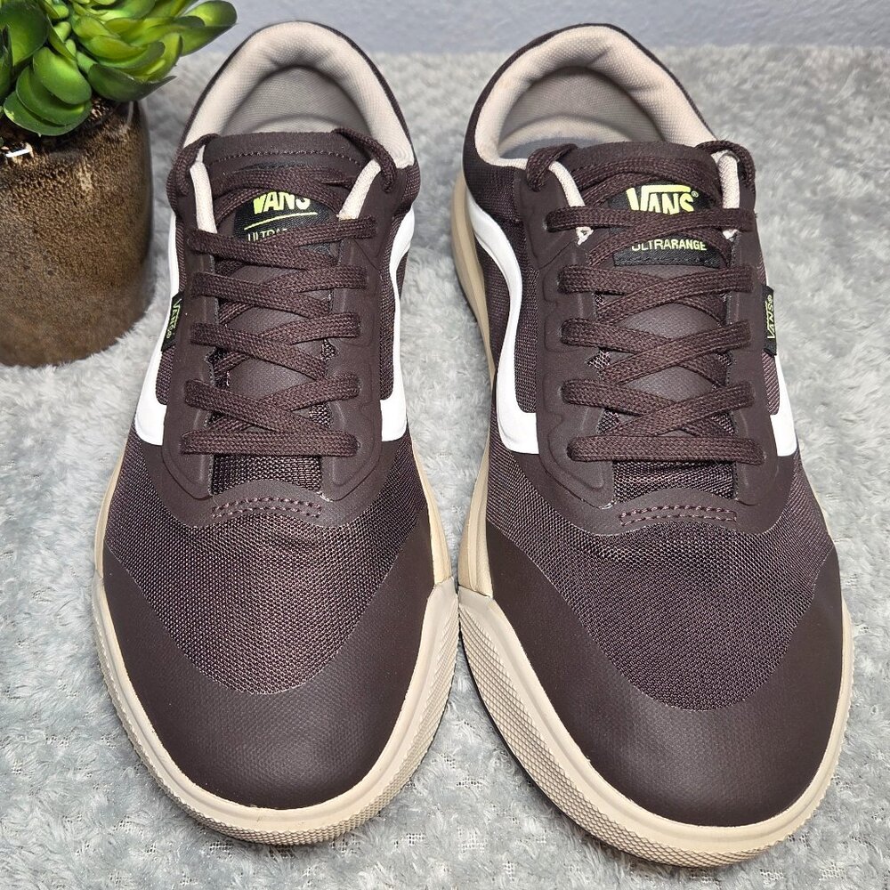 Like NEW!!! Vans MTE Brown Suede & Canvas All Weather Sneakers Men’s 9.5 - Picture 3 of 12